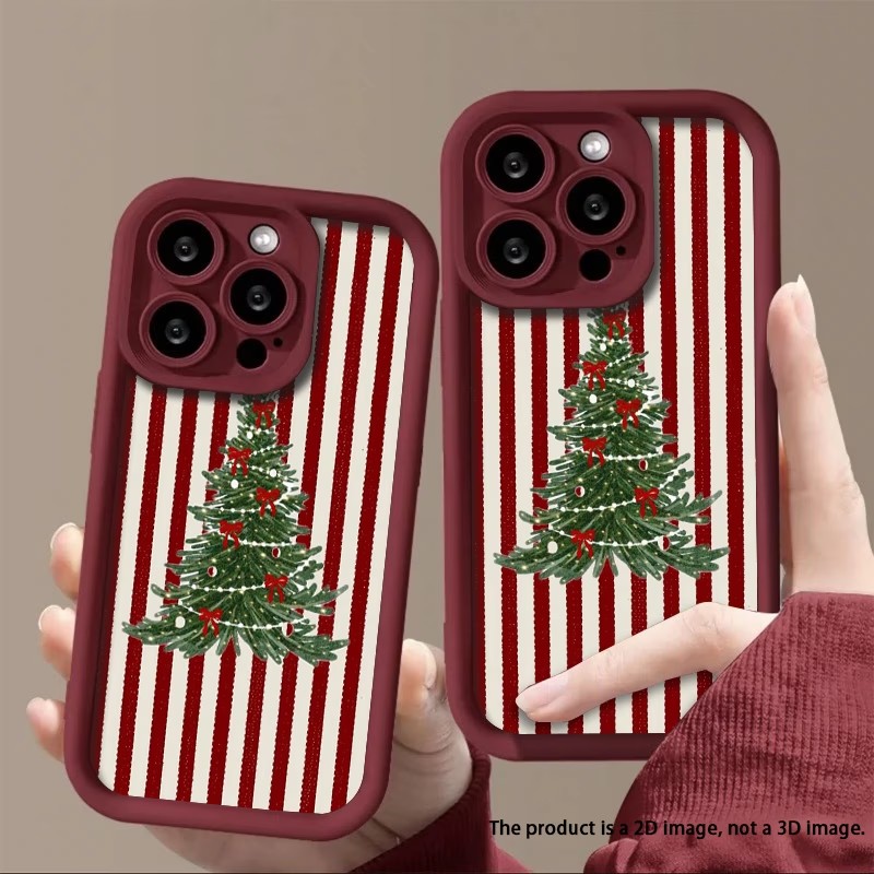 Apple Iphone 15 - Sequoia Christmas Pattern Phone Case For