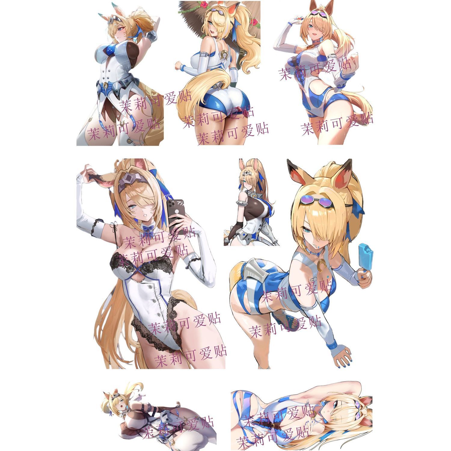 Phone Zone Accessories & Repair Photos - 8pcs/set Anime Zenless Zone Zero Sigrid