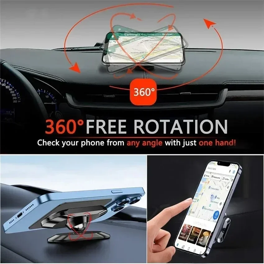 360° Magnetic Car Phone Holder - огляд і ціна Phone Accessories Holder Car
