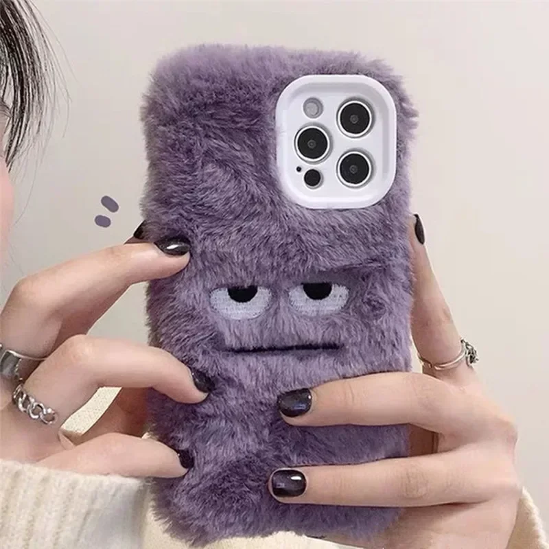 Cute Monster Plush Fluffy Phon - огляд і ціна Apple Iphone 15