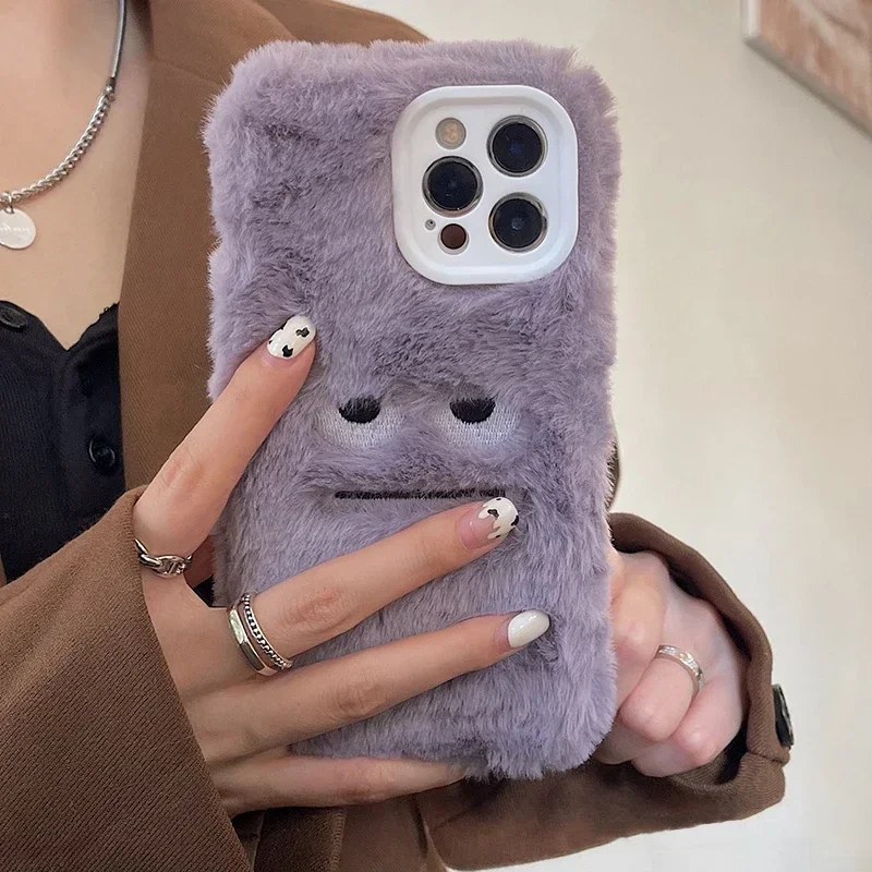 Cute Monster Plush Fluffy Phon - огляд і ціна Apple Iphone 15