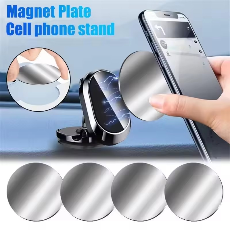 1/50Pcs Ultra Thin Metal Plate - огляд і ціна Phone Accessories Holder Car