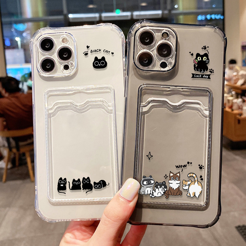 Cute Black Cat Phone Case For  - огляд і ціна Apple Iphone 15