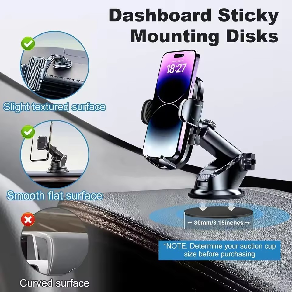 Mobile Phone Holder Sticker Di - огляд і ціна Phone Accessories Holder Car