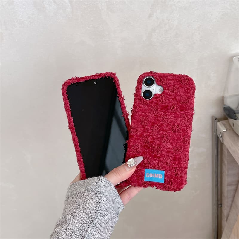 Angora Red Fuzzy Phone Case fo - огляд і ціна Apple Iphone 15
