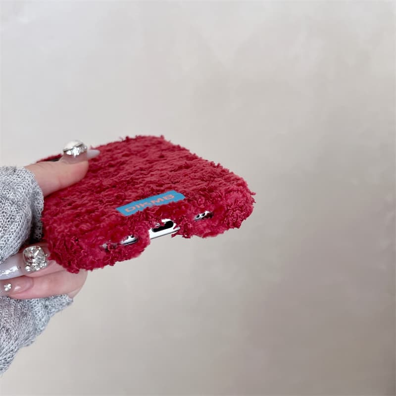 Angora Red Fuzzy Phone Case fo - огляд і ціна Apple Iphone 15